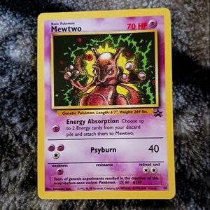 Mewtwo vintage pokemon card